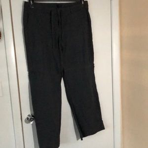 Gap drawstring linen pants